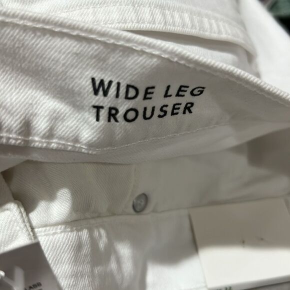 J. Crew BM338 Wide-leg denim trouser in white size 32 NWT - Picture 11 of 13